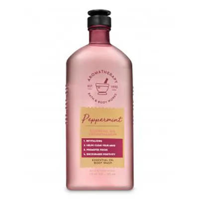 Bath & Body Works Aromatherapy, Peppermint Showe Gel (Żel pod prysznic `Mięta peiprzowa`)