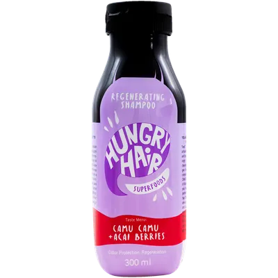 Hungry Hair Superfoods, Regenerating Shampoo Camu Camu + Acai Berries (Regenerujący szampon do włosów)