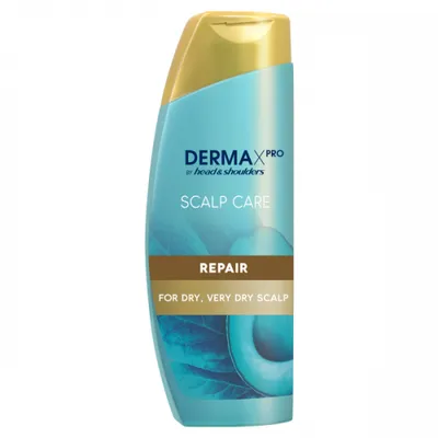 Head & Shoulders Derma x Pro, Scalp Care, Repair Shampoo for Dry & Very Dry Scalp (Szampon do suchej i bardzo suchej skóry głowy)