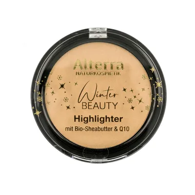 Alterra Winter Beauty, Highlighter with Bio-Sheabutter & Q10 (Rozświetlacz)