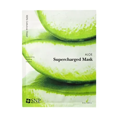 SNP Aloe Supercharged Mask (Łagodząca maska w płachcie z aloesem)