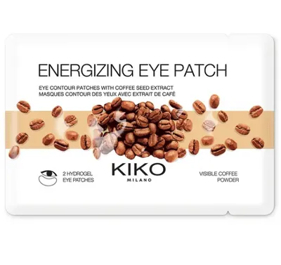 Kiko Milano Energizing Eye Patch (Hydrożelowe energetyzujące maski pod oczy z wyciągiem z kawy)
