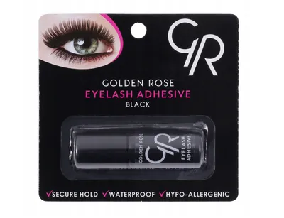 Golden Rose Eyelash Adhesive Black (Czarny klej do rzęs i kępek)