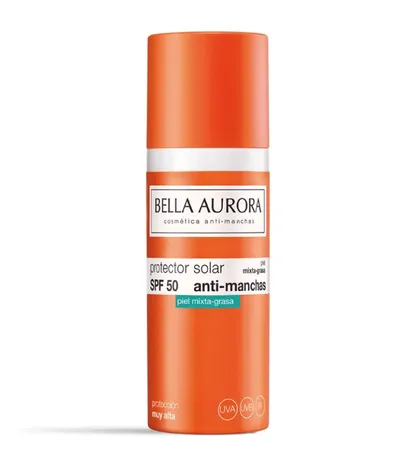 Bella Aurora Anti-Dark Spot Gel-Crem for Combination & Oily Skin SPF50 (Przeciwsłoneczny żel-krem ochronny do cery tłustej i miesznaej SPF50)