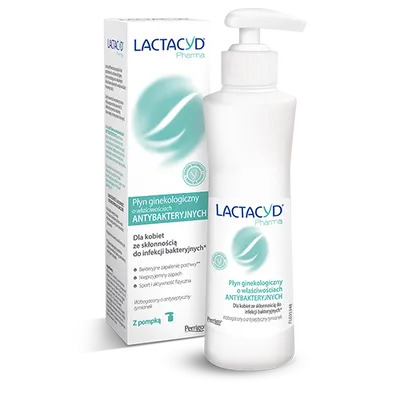 Lactacyd Pharma, Płyn ginekologiczny ochronny o właściwościach antybakteryjnych