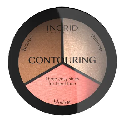 Ingrid Cosmetics Ideal Face Contouring (Paleta do konturowania twarzy)