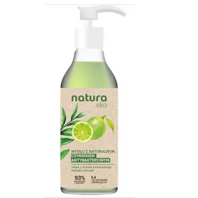 Natura Eko Mydło z naturalnym czynnikiem antybakteryjnym `Limonka`