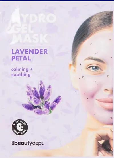 The Beauty Dept. Lavender Petal, Hydro Gel Mask (Maseczka hydrożelowa do twarzy w płachcie)