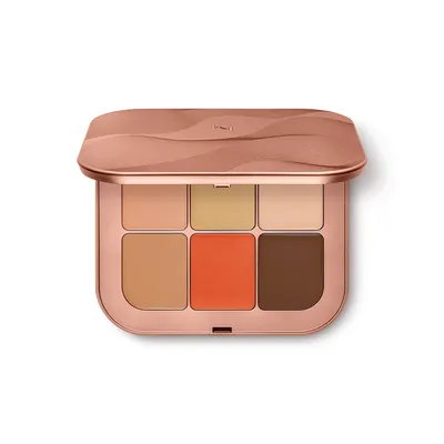 Kiko Milano Golden Oasis, All Over Face Palette (Uniwersalna paleta do makijażu twarzy)