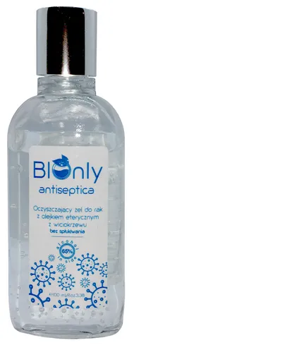 BIOpha Organic Antiseptica, Oczyszczający żel do rąk z olejkiem z bergamotki i wiciokrzewu bez spłukiwania