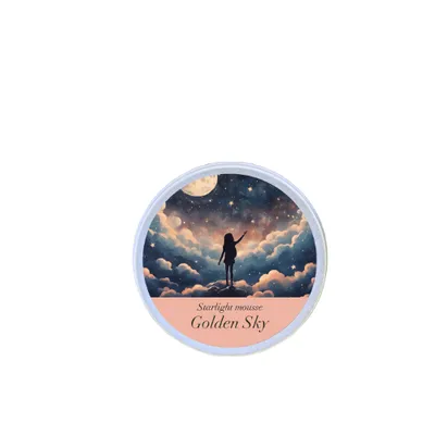 Oh Glow Golden Sky, Rozświetlający mus do ciała z 24K złotem