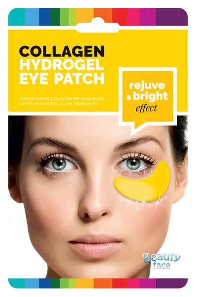 Beauty Face Collagen Hydrogel Eye Patch Rejuve & Bright Effect (Odmładzająco-rozświetlające płatki kolagenowe pod oczy z diamentami i złotem)
