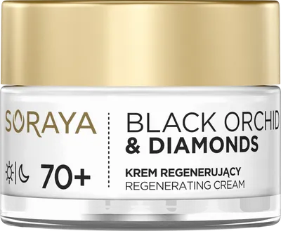 Soraya Black Orchid & Diamonds, Krem regenerujący na dzień i na noc `Aktywator odbudowy skóry 70+`