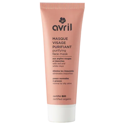 Avril Masque Visage Purifiant (Organiczna oczyszczająca maseczka do twarzy)