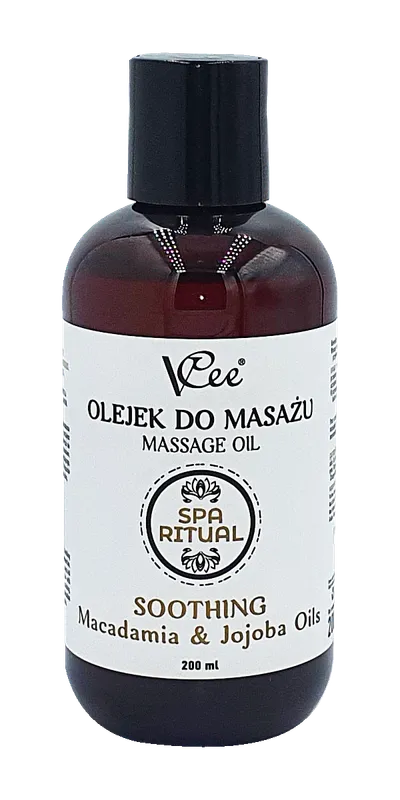 VCee SPA Ritual, Macadamia & Jojoba Oil, Soothing Massage Oil (Kojący olejek do masażu)