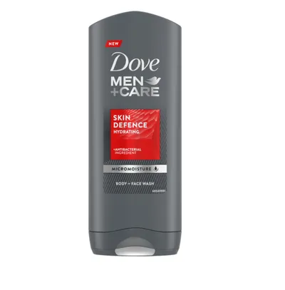 Dove Skin Defence Hydrating, Body & Face Shower Gel (Żel pod prysznic i do mycia twarzy)