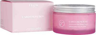 Flow Cosmetics Cardamom Rose Aromatherapy Body Polish (Aromaterapeutyczny peeling solny do ciała)