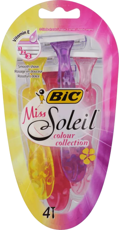 BIC Miss Soleil Colour Collection, Maszynka do golenia