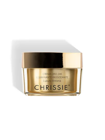 Chrissie Cosmetics 24k Gold Cream Illuminating and Firming (Ekskluzywny krem rozświetlający i ujedrniający ze złotem)