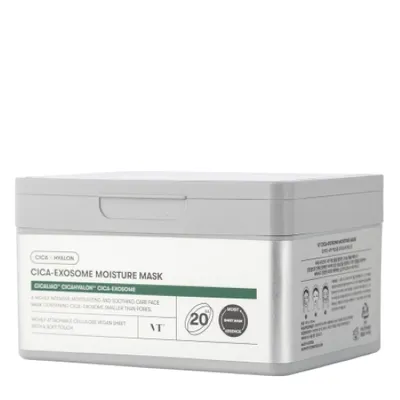 VT Cosmetics Cica-Exosome Moisture Mask (Zestaw nawilżających masek do twarzy)