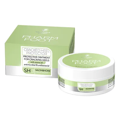 Victoria Vynn Pharm Foot, Cracked Heel Protector Ptorective Ointment for Cracking Heels (Maść ochronna na pękające pięty z oliwą ozonowaną)