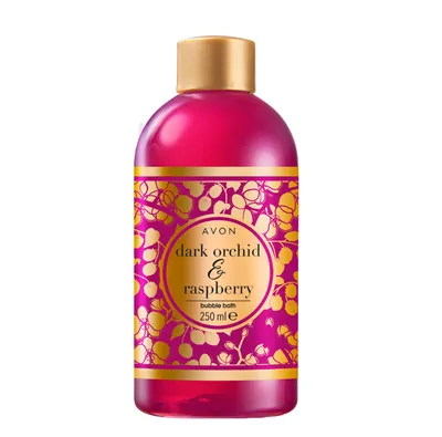 Avon Dark Orchid & Raspberry, Bubble Bath (Płyn do kąpieli `Czarna orchidea i maliny`)