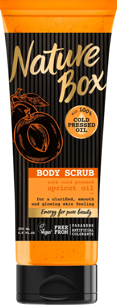 Nature Box Łagodny peeling z  olejem z moreli