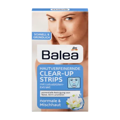 Balea Clear-Up Strips (Plastry oczyszczające do cery normalnej i mieszanej)