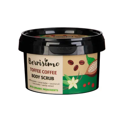 Beauty Jar Berrisimo, Toffee Coffee Body Scrub (Peeling do ciała)