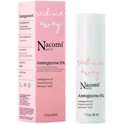 Nacomi Next Lvl, Red Me Away Azeloglycine 5% Serum (Serum z 5% azeloglicyny)