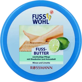 Fusswohl Fussbutter (Masło do stóp z miętą i limonką)