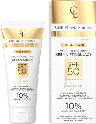 Christian Laurent Triple Power, Multi-ochronny krem liftingujący SPF 50