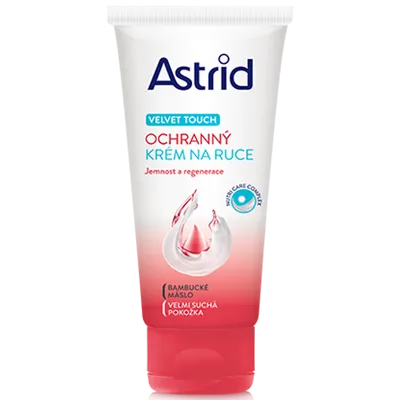 Astrid Velvet Touch, Ochronny krem do rąk z masłem Shea