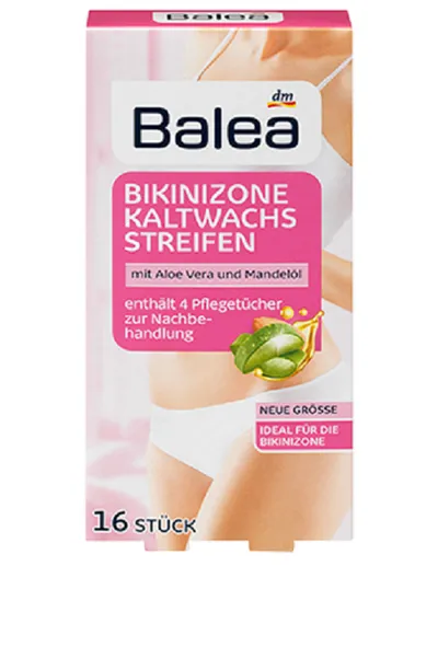 Balea Bikinizone Kaltwachs Streifen (Wosk do depilacji okolic bikini w plastrach)