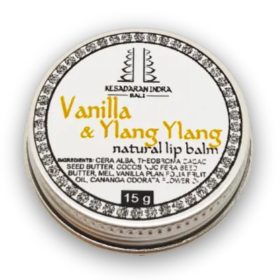 Kesadaran Indra Bali Natural Lip Balm Vanilla & Ylang Ylang (Naturalny balsam do ust)