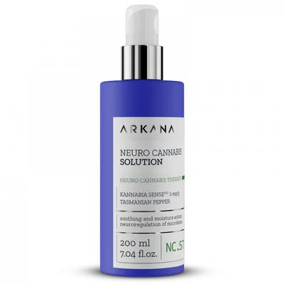 Arkana Neuro Cannabis Solution, Kanabisowy neuro-tonik dla skór zestresowanych i dysfunkcyjnych