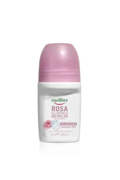 Equilibra Rosa Ialuronica, Deo Roll On (Różany dezodorant w kulce)