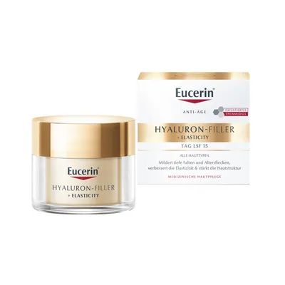 Eucerin Hyaluron - Filler + Elasticity Day Cream SPF 15 (Krem na dzień SPF 15 do skóry dojrzałej)