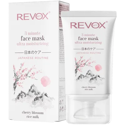 Revox Japanese Routine, 3 Minute Ultra Moisturizing Face Mask (3-minutowa ultranawilżająca maska do twarzy)