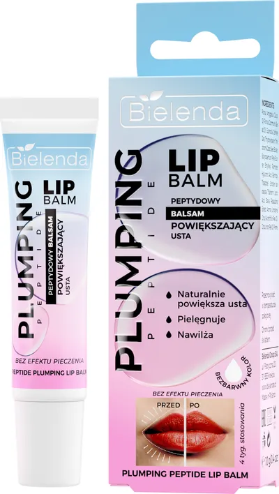 Bielenda Plumping Peptide Lip Balm (Peptydowy balsam powiększający usta)