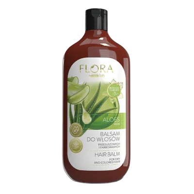 Vis Plantis Flora, Balm For Dry and Colored Hair (Balsam do włosów suchych i farbowanych z aloesem)