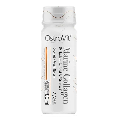 OstroVit Marine Collagen & Hyaluronic Acid & Vitamin C (Kolagen Morski Shot, Suplement diety)