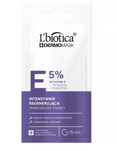 L'biotica Dermomask, Intensywnie regenerująca maseczka do twarzy