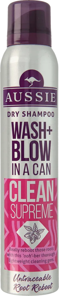 Aussie Wash + Blow in a Can, Clean Supreme, Dry Shampoo (Suchy szampon)