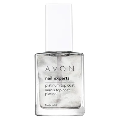 Avon Nail Experts, Platinum Top Coat (Lakier nawierzchniowy Platinum)