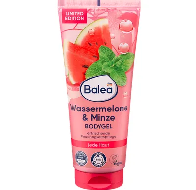 Balea Watermelon & Mint, Body Gel (Arbuz i Mięta, Żel do ciała)