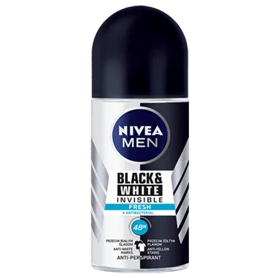 Nivea Men, Invisible Fresh Black & White, Antyperspirant w kulce