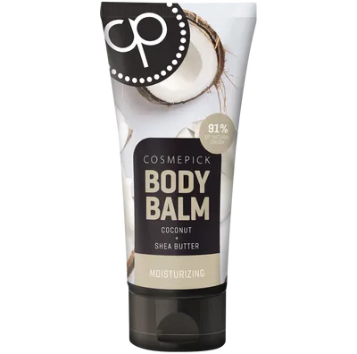 Cosmepick Coconut + Shea Butter Body Balm (Nawilżający balsam do ciała z olejem kokosowym i masłem shea)