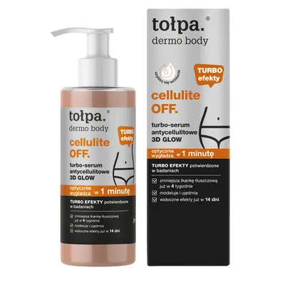 Tołpa Dermo Body, Cellulite OFF, Turbo-serum antycellulitowe `3D GLOW`