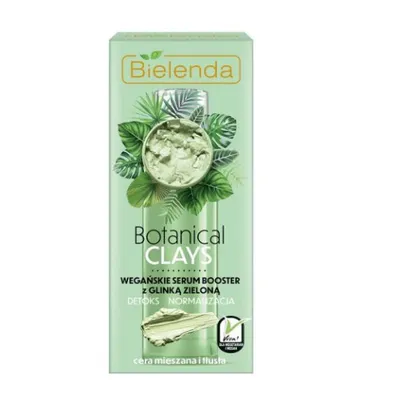 Bielenda Botanical Clays, Wegańskie serum booster z glinką zieloną
